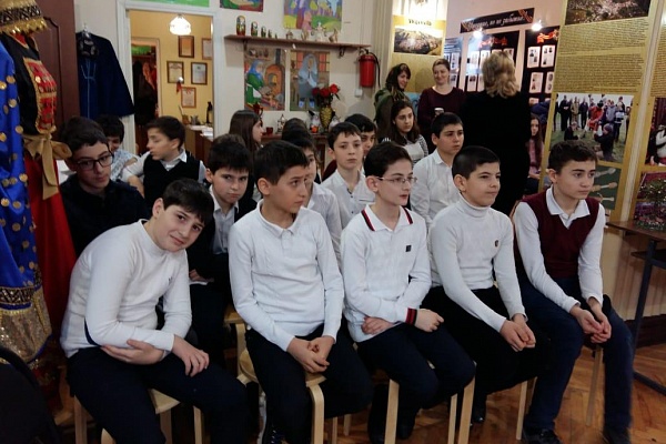 Урок мужества прошел в Центре традиционной культуры города Каспийска.