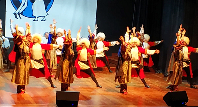 Pаключительный гала-концерт 54 Международного фестиваля фольклора "Гайя фолк" в Португалии.