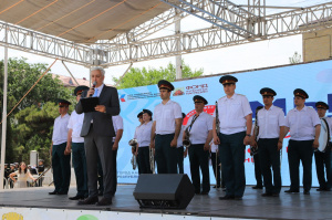 Город Каспийск стал 12 июня одной из площадок проведения форума- фестиваля  патриотических программ «Мы вместе – Россия»