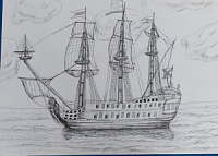 1 июня, в Международный день защиты детей, состоится выставка рисунка «Корабли Петра»