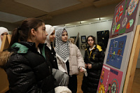 20 декабря  состоялась выставка рисунков детей с ограниченными возможностями  «Мы вместе!». 