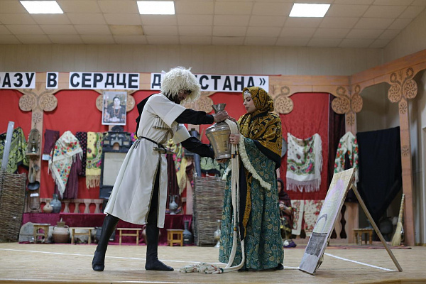 15 марта в с. Нижнее Чугли Левашинского района состоялся театрализованный концерт